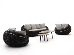 Kees Smit Apple Bee Cocoon/ROUGH-K stoel-bank loungeset 5-delig aanbieding