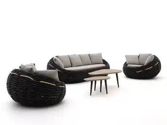 Kees Smit Apple Bee Cocoon/ROUGH-K stoel-bank loungeset 5-delig aanbieding