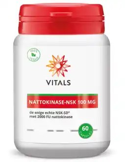De Online Drogist Vitals Nattokinase NSK 100 mg Capsules aanbieding