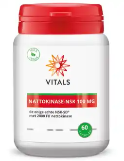 De Online Drogist Vitals Nattokinase NSK 100 mg Capsules aanbieding
