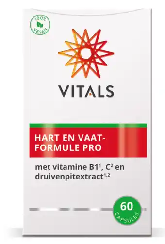 De Online Drogist Vitals Hart & Vaatformule Pro Capsules aanbieding