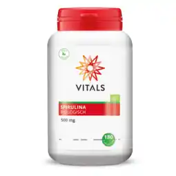 De Online Drogist Vitals Spirulina Biologisch 500mg Tabletten aanbieding