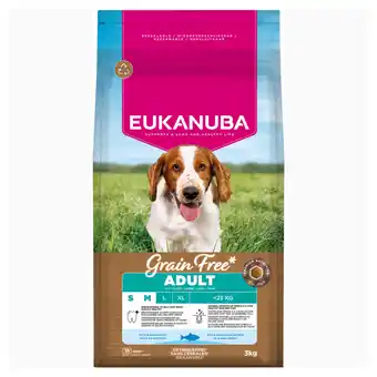 Zooplus Eukanuba Grain Free Adult Small / Medium Breed met Zeevis Hondenvoer - Dubbelpak: 2 x 3 kg aanbieding