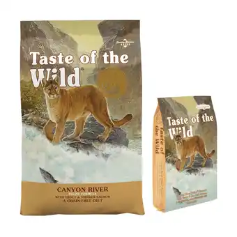 Zooplus 2 kg gratis! Taste of the Wild Katten droogvoer 6,6kg aanbieding