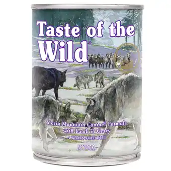 Zooplus 4 + 2 Gratis! Taste of the Wild 6 x 390 g - Sierra Mountain Canine Hondenvoer aanbieding
