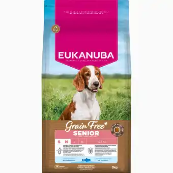 Zooplus Eukanuba Senior Small & Medium Breed Grain Free Zeevis - Dubbelpak: 2 x 3 kg aanbieding