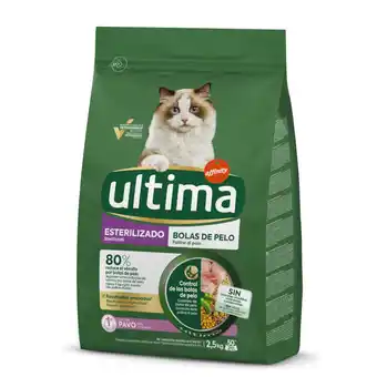 Zooplus Ultima Sterilized Hairball – Kalkoen & Gerst - 2,5 kg aanbieding