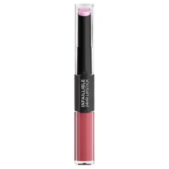 Kruidvat L'Oréal Paris Infaillible 24H 213 Toujours Teaberry Lipstick aanbieding