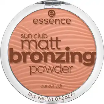 Kruidvat Essence Sun Club 02 Sunny Brunettes Matt Bronzing Powder aanbieding