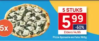 Butlon Pizza Spinazie en Feta aanbieding