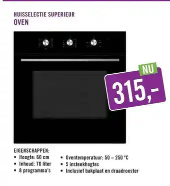 Keukendepot Huisselectie Superieur Oven aanbieding