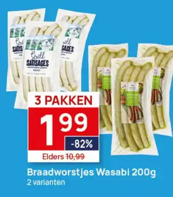 Butlon Braadworstjes Wasabi aanbieding