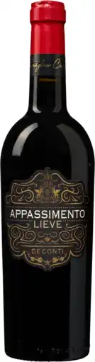 Wijnvoordeel De'Conti Lieve Rosso Puglia Appassimento aanbieding