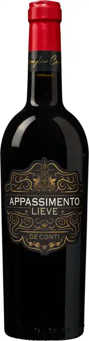 Wijnvoordeel De'Conti Lieve Rosso Puglia Appassimento aanbieding