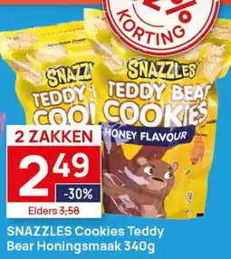 Butlon Snazzles Cookies Teddy Bear Honingsmaak aanbieding