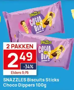 Butlon Snazzles Biscuits Sticks Choco Dippers aanbieding