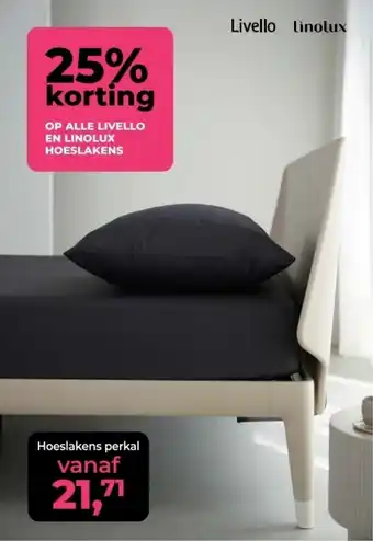 Linolux Livello en Linolux Hoeslakens aanbieding