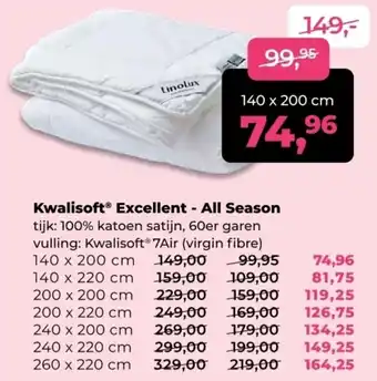 Linolux Kwalisoft Excellent All Season aanbieding