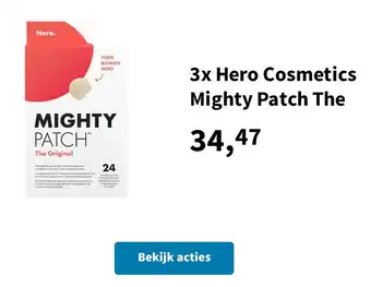 Plein.nl 3x Hero Cosmetics Mighty Patch The aanbieding