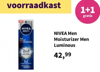 Plein.nl Nivea Men Moisturizer Men Luminous aanbieding