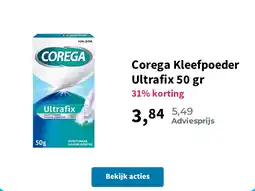 Plein.nl Corega Kleefpoeder Ultrafix aanbieding