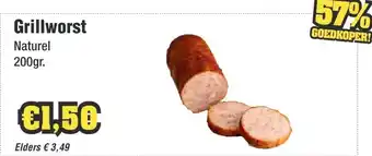 Budget Food Grillworst aanbieding