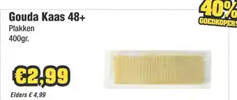 Budget Food Gouda Kaas 48+ aanbieding