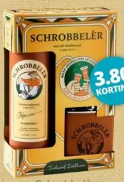 Mitra Schrobbelèr Kruidenlikeur met luxe zakflacon aanbieding