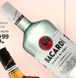 Mitra Bacardí Carta Blanca aanbieding