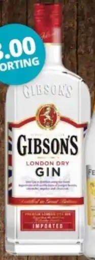 Mitra Gibson's London Dry Gin aanbieding