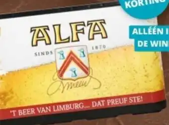 Mitra Alfa Pilsener aanbieding