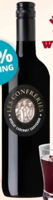 Mitra Les Confréries Merlot/Cabernet Sauvignon aanbieding