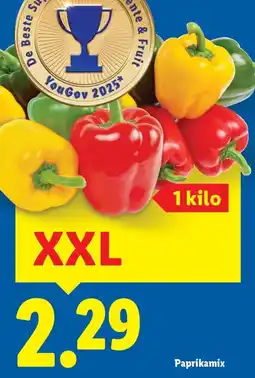 Lidl Paprikamix aanbieding