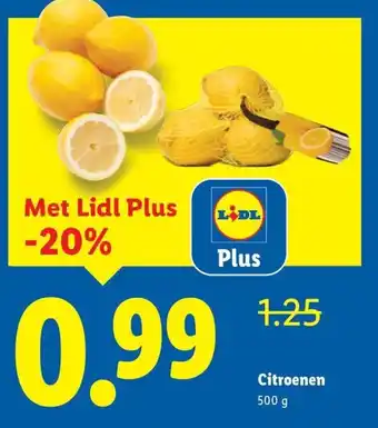 Lidl Citroenen aanbieding