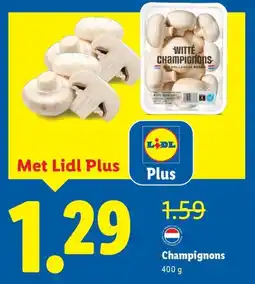 Lidl Champignons aanbieding