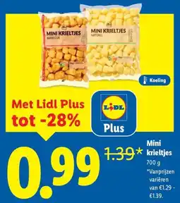 Lidl Mini krieltjes aanbieding