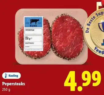 Lidl Pepersteaks aanbieding