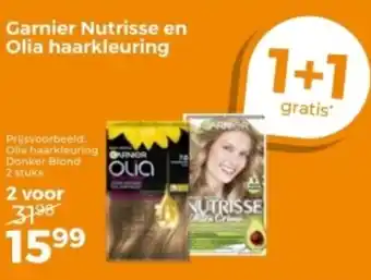 Trekpleister Garnier Nutrisse en Olia haarkleuring aanbieding