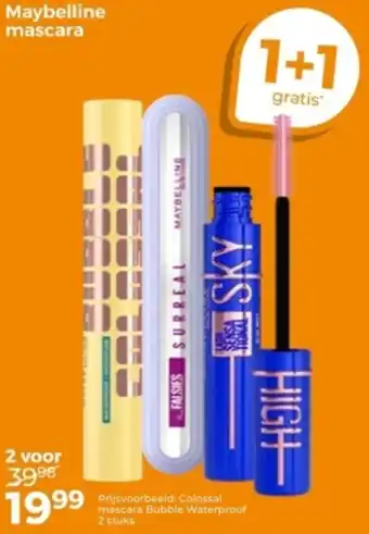 Trekpleister Maybelline mascara aanbieding