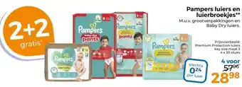 Trekpleister Pampers luiers en luierbroekjes aanbieding