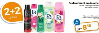 Trekpleister Fa deodorant en douche aanbieding