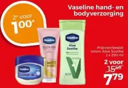 Trekpleister Vaseline hand en bodyverzorging aanbieding