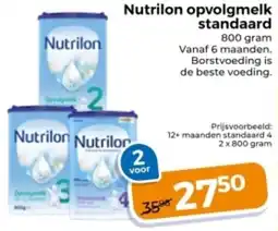 Trekpleister Nutrilon opvolgmelk standaard aanbieding