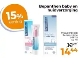 Trekpleister Bepanthen baby en huidverzorging aanbieding