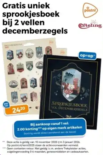 Trekpleister Decemberzegels aanbieding
