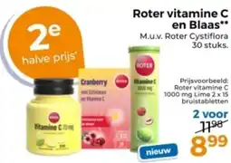 Trekpleister Roter vitamine C en Blaas aanbieding