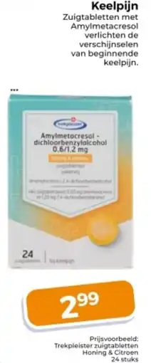 Trekpleister Keelpijn aanbieding