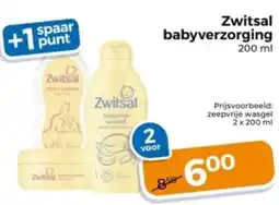 Trekpleister Zwitsal babyverzorging aanbieding