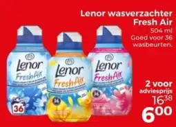 Trekpleister Lenor wasverzachter Fresh Air aanbieding