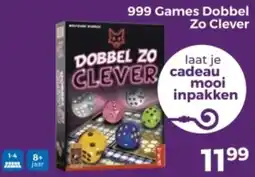 Trekpleister 999 Games Dobbel Zo Clever aanbieding